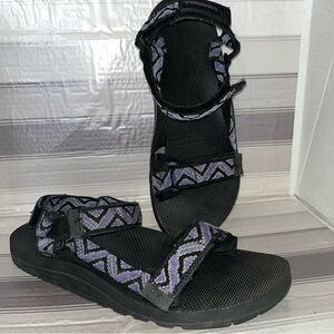 Merrell Kalahari Strap Sandals 3111 Men's Size 9 Canvas Purple Black